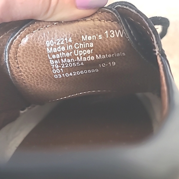 Dockers Leather Lace Up Black Men's Shoes - Picture 10 of 10